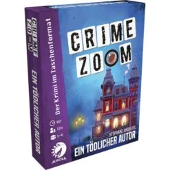 Asmodee Crime Zoom Fall 3: Ein Tödlicher Autor, Kartenspiel