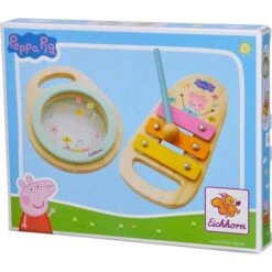 Eichhorn Peppa Pig Holz-Musikset, Musikinstrument -Angebote Puppen Welt Store Eichhorn Peppa Pig Holz Musikset Musikinstrument@@1915505 3