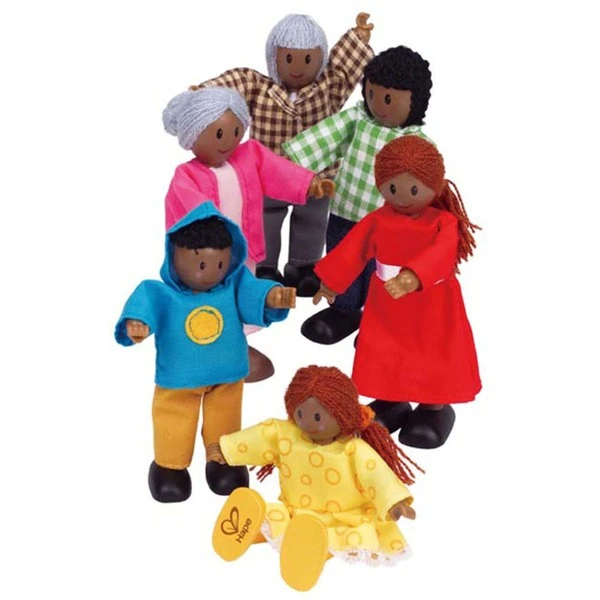 Hape Puppenfamilie - Dunkle Hautfarbe 2 Hape Puppenfamilie - Dunkle Hautfarbe – Bild 2