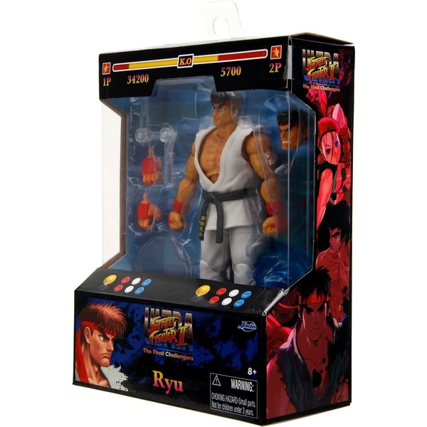 Jada Toys Street Fighter Ll - Ryu, Spielfigur 3 Jada Toys Street Fighter Ll - Ryu, Spielfigur – Bild 3