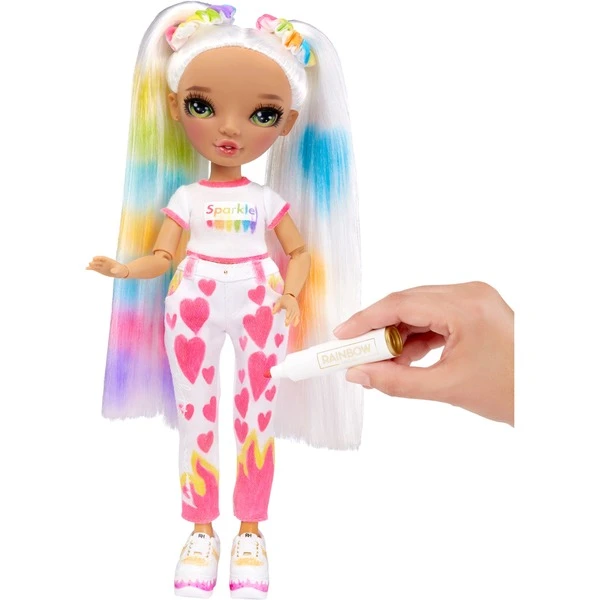 MGA Entertainment Rainbow High Color & Create Fashion Doll - Green Eyes, Puppe – Bild 8