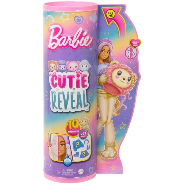 Mattel Barbie Cutie Reveal Cozy Cute Serie - Löwe, Puppe – Bild 6