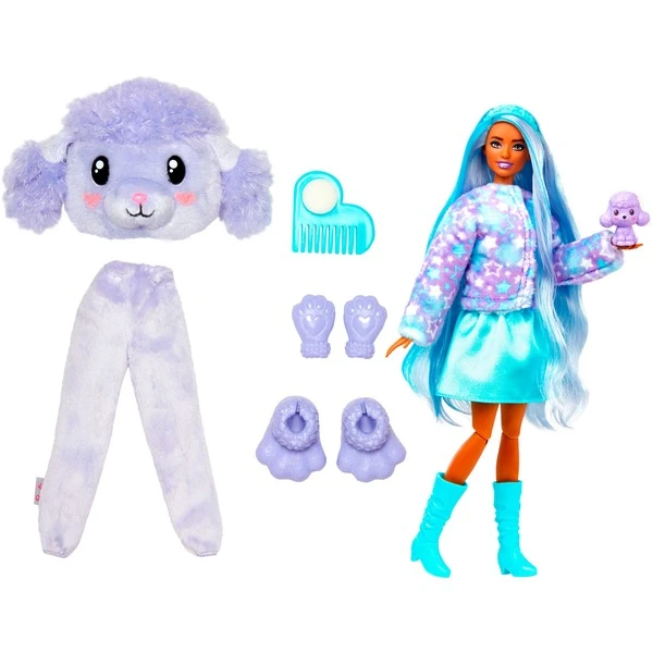 Mattel Barbie Cutie Reveal Cozy Cute Serie - Pudel, Puppe 2 Mattel Barbie Cutie Reveal Cozy Cute Serie - Pudel, Puppe – Bild 2