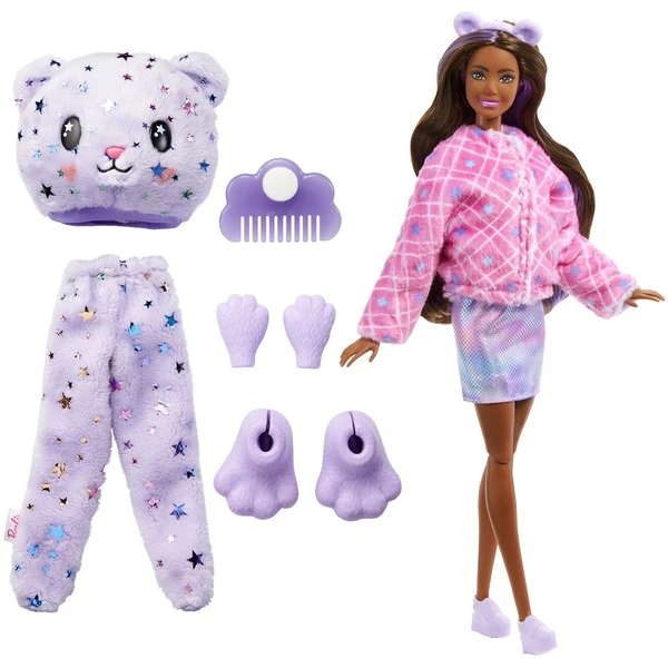 Mattel Barbie Cutie Reveal Traumland Fantasie Puppe Teddy Und 10 Überraschungen – Bild 2
