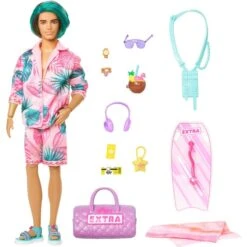 Mattel Barbie Extra Fly - Ken-Puppe Mit Strandmode