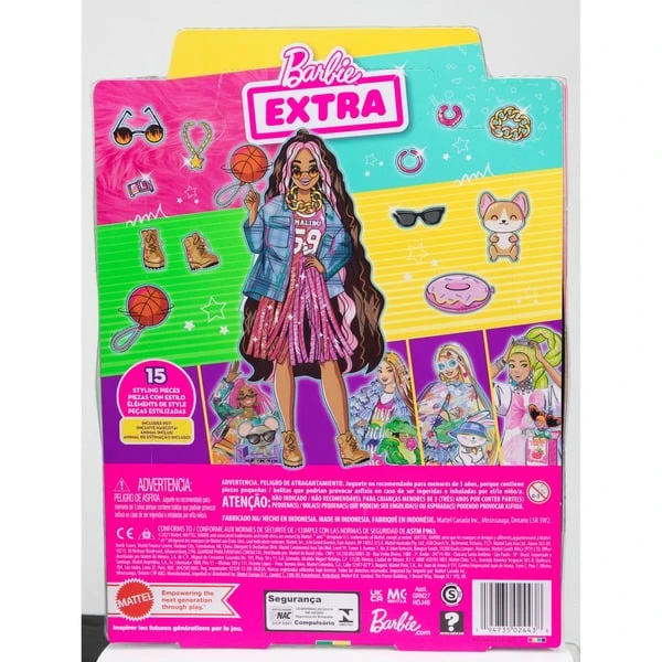 Mattel Barbie Extra Puppe Basketball-Look 9 Mattel Barbie Extra Puppe Basketball-Look – Bild 9