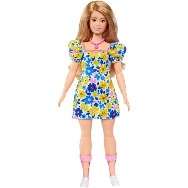 Mattel Barbie Fashionistas-Puppe Mit Down-Syndrom Im Blümchenkleid 2 Mattel Barbie Fashionistas-Puppe Mit Down-Syndrom Im Blümchenkleid – Bild 2