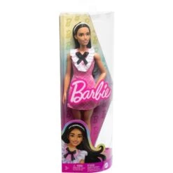 Mattel Barbie Fashionistas-Puppe Mit Schwarzem Haar Und Karokleid -Angebote Puppen Welt Store Mattel Barbie Fashionistas Puppe mit schwarzem Haar und Karokleid@@1919148 5