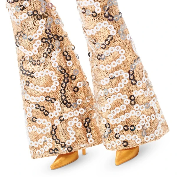 Mattel Barbie The Movie - Margot Robbie Als Barbie: Puppe Im Goldenem Disco-Jumpsuit 5 Mattel Barbie The Movie - Margot Robbie Als Barbie: Puppe Im Goldenem Disco-Jumpsuit – Bild 5