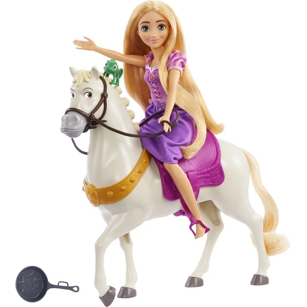Mattel Disney Prinzessin Rapunzel & Maximus, Spielfigur 2 Mattel Disney Prinzessin Rapunzel & Maximus, Spielfigur – Bild 2