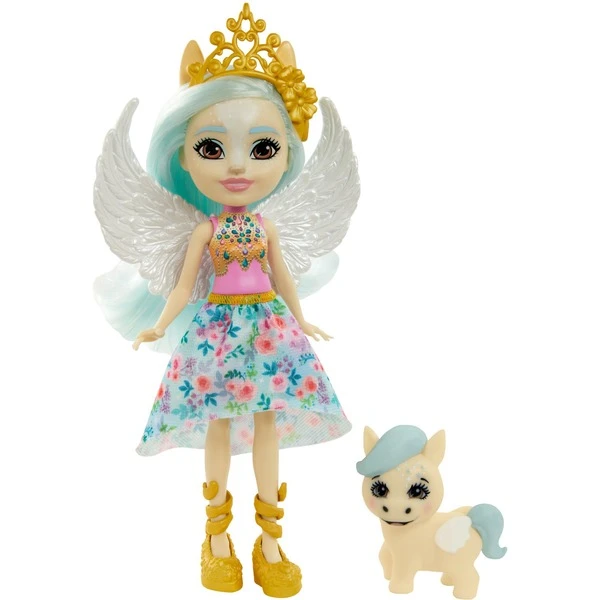 Mattel Enchantimals Royals Paolina Pegasus Puppe & Wingley 1 Mattel Enchantimals Royals Paolina Pegasus Puppe & Wingley