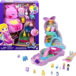 Mattel Polly Pocket Mama & Joey Kangaroo Tasche, Spielfigur
