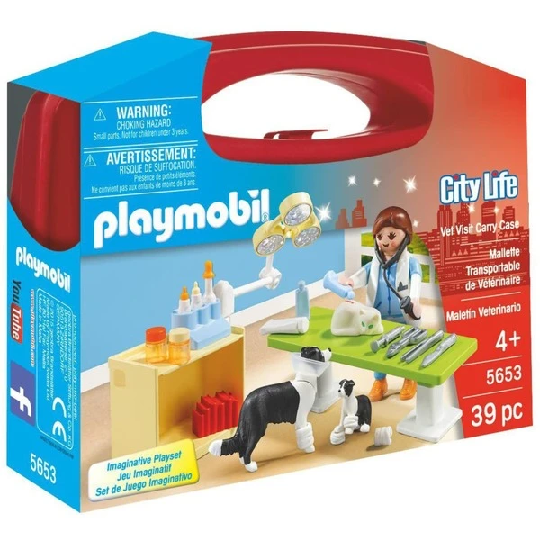 PLAYMOBIL 5653 City Life Tierarztpraxis Zum Mitnehmen, Konstruktionsspielzeug 1 PLAYMOBIL 5653 City Life Tierarztpraxis Zum Mitnehmen, Konstruktionsspielzeug