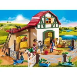 PLAYMOBIL 6927 Country Ponyhof, Konstruktionsspielzeug -Angebote Puppen Welt Store PLAYMOBIL 6927 Country Ponyhof Konstruktionsspielzeug@@1249159 2