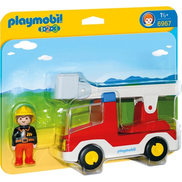 PLAYMOBIL 6967 1.2.3 Feuerwehrleiterfahrzeug, Konstruktionsspielzeug 1 PLAYMOBIL 6967 1.2.3 Feuerwehrleiterfahrzeug, Konstruktionsspielzeug