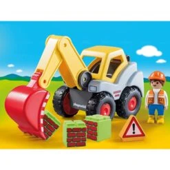 PLAYMOBIL 70125 1.2.3 Schaufelbagger, Konstruktionsspielzeug 5 PLAYMOBIL 70125 1.2.3 Schaufelbagger, Konstruktionsspielzeug -Angebote Puppen Welt Store PLAYMOBIL 70125 1 2 3 Schaufelbagger Konstruktionsspielzeug@@1sspke1i 2