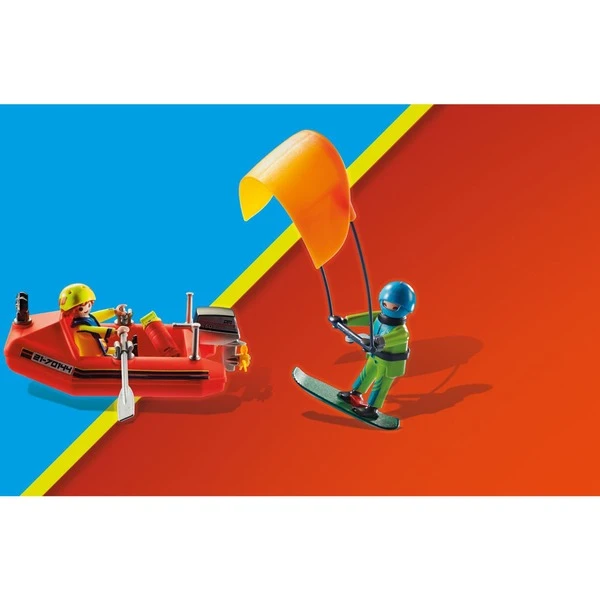 PLAYMOBIL 70144 City Action Seenot: Kitesurfer-Rettung Mit Boot, Konstruktionsspielzeug 2 PLAYMOBIL 70144 City Action Seenot: Kitesurfer-Rettung Mit Boot, Konstruktionsspielzeug – Bild 2