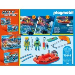 PLAYMOBIL 70144 City Action Seenot: Kitesurfer-Rettung Mit Boot, Konstruktionsspielzeug 11 PLAYMOBIL 70144 City Action Seenot: Kitesurfer-Rettung Mit Boot, Konstruktionsspielzeug -Angebote Puppen Welt Store PLAYMOBIL 70144 City Action Seenot Kitesurfer Rettung mit Boot Konstruktionsspielzeug@@1685383 5