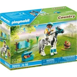 PLAYMOBIL 70515 Country Sammelpony "Lewitzer", Konstruktionsspielzeug