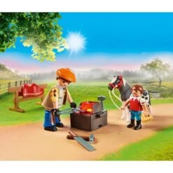 PLAYMOBIL 70518 Country Mobiler Hufschmied, Konstruktionsspielzeug -Angebote Puppen Welt Store PLAYMOBIL 70518 Country Mobiler Hufschmied Konstruktionsspielzeug@@1762701 2