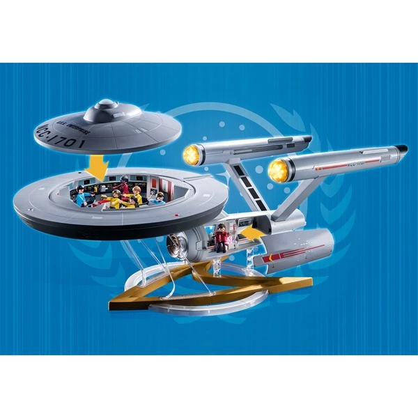 PLAYMOBIL 70548 Star Trek - U.S.S. Enterprise NCC-1701, Konstruktionsspielzeug – Bild 5