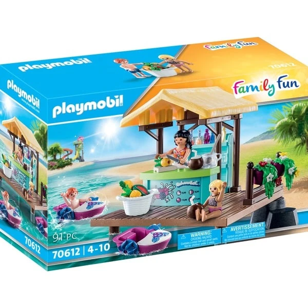 PLAYMOBIL 70612 Family Fun Paddleboot-Verleih Mit Saftbar, Konstruktionsspielzeug 1 PLAYMOBIL 70612 Family Fun Paddleboot-Verleih Mit Saftbar, Konstruktionsspielzeug