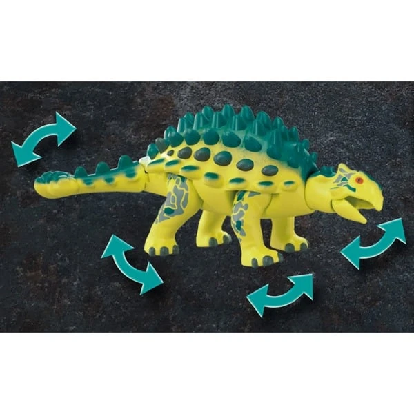 PLAYMOBIL 70626 Dino Rise Saichania: Abwehr Des Kampfläufers, Konstruktionsspielzeug – Bild 3