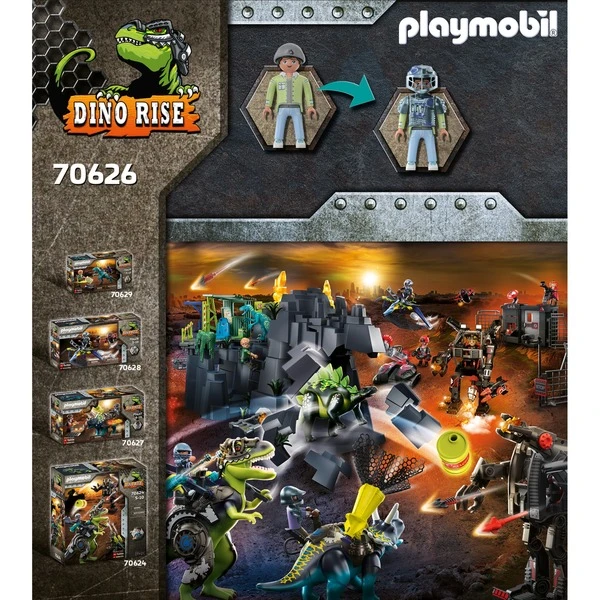 PLAYMOBIL 70626 Dino Rise Saichania: Abwehr Des Kampfläufers, Konstruktionsspielzeug – Bild 5