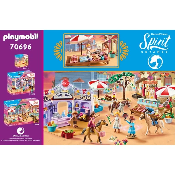 PLAYMOBIL 70696 Spirit Miradero Süßigkeitenstand, Konstruktionsspielzeug 4 PLAYMOBIL 70696 Spirit Miradero Süßigkeitenstand, Konstruktionsspielzeug – Bild 4