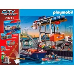 PLAYMOBIL 70773 City Action Frachtlager, Konstruktionsspielzeug -Angebote Puppen Welt Store PLAYMOBIL 70773 City Action Frachtlager Konstruktionsspielzeug@@1762730 2