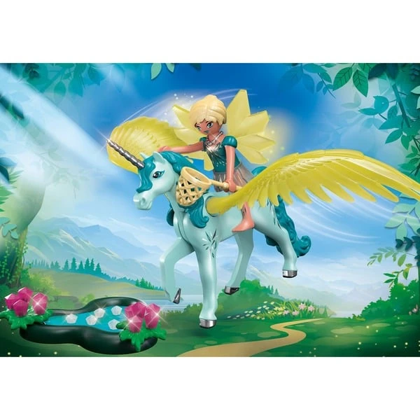 PLAYMOBIL 70809 Ayuma Crystal Fairy Mit Einhorn, Konstruktionsspielzeug 2 PLAYMOBIL 70809 Ayuma Crystal Fairy Mit Einhorn, Konstruktionsspielzeug – Bild 2