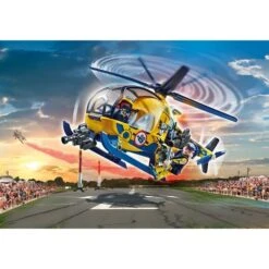 PLAYMOBIL 70833 Air Stuntshow Filmcrew-Helikopter, Konstruktionsspielzeug -Angebote Puppen Welt Store PLAYMOBIL 70833 Air Stuntshow Filmcrew Helikopter Konstruktionsspielzeug@@1840591 2