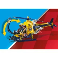 PLAYMOBIL 70833 Air Stuntshow Filmcrew-Helikopter, Konstruktionsspielzeug -Angebote Puppen Welt Store PLAYMOBIL 70833 Air Stuntshow Filmcrew Helikopter Konstruktionsspielzeug@@1840591 4