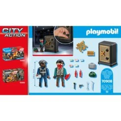 PLAYMOBIL 70908 City Action Starter Pack Tresorknacker, Konstruktionsspielzeug 9 PLAYMOBIL 70908 City Action Starter Pack Tresorknacker, Konstruktionsspielzeug -Angebote Puppen Welt Store PLAYMOBIL 70908 City Action Starter Pack Tresorknacker Konstruktionsspielzeug@@1802529 4