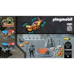 PLAYMOBIL 70909 Dino Rise Starter Pack Kampf Gegen Den Feuerskorpion, Konstruktionsspielzeug -Angebote Puppen Welt Store PLAYMOBIL 70909 Dino Rise Starter Pack Kampf gegen den Feuerskorpion Konstruktionsspielzeug@@1802545 3