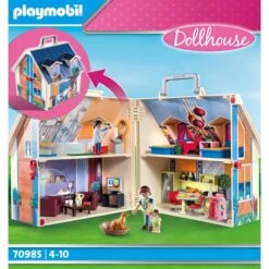 PLAYMOBIL 70985 Dollhouse Mitnehm-Puppenhaus, Konstruktionsspielzeug -Angebote Puppen Welt Store PLAYMOBIL 70985 Dollhouse Mitnehm Puppenhaus Konstruktionsspielzeug@@1810062 3
