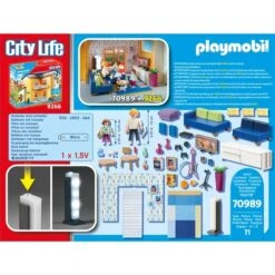 PLAYMOBIL 70989 City Life Wohnzimmer, Konstruktionsspielzeug -Angebote Puppen Welt Store PLAYMOBIL 70989 City Life Wohnzimmer Konstruktionsspielzeug@@1802780 4