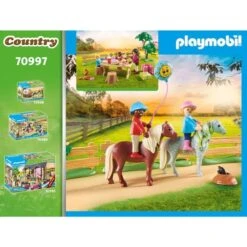 PLAYMOBIL 70997 Country Kindergeburtstag Auf Dem Ponyhof, Konstruktionsspielzeug -Angebote Puppen Welt Store PLAYMOBIL 70997 Country Kindergeburtstag auf dem Ponyhof Konstruktionsspielzeug@@1802793 4