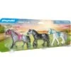 PLAYMOBIL 70999 Country 3 Pferde: Friese, Knabstrupper & Andalusier, Konstruktionsspielzeug