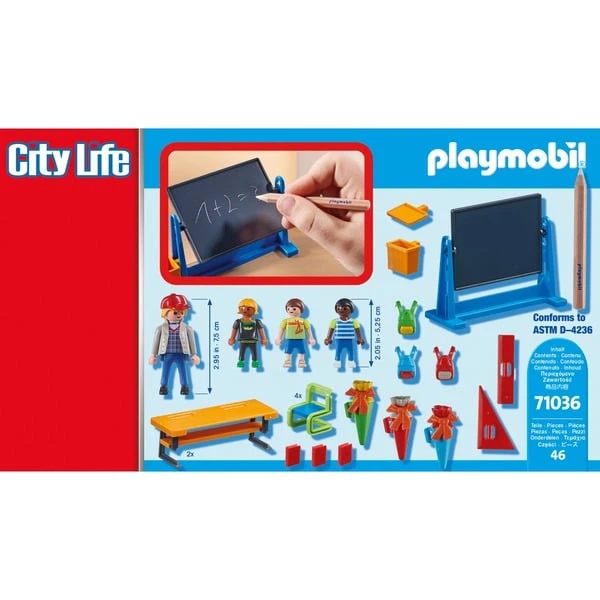 PLAYMOBIL 71036 City Life Erster Schultag, Konstruktionsspielzeug – Bild 5