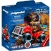 PLAYMOBIL 71090 City Action - Feuerwehr-Speed Quad, Konstruktionsspielzeug