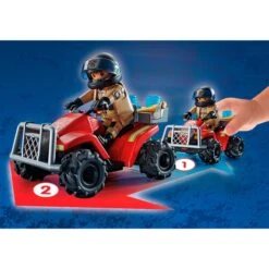 PLAYMOBIL 71090 City Action - Feuerwehr-Speed Quad, Konstruktionsspielzeug 7 PLAYMOBIL 71090 City Action - Feuerwehr-Speed Quad, Konstruktionsspielzeug -Angebote Puppen Welt Store PLAYMOBIL 71090 City Action Feuerwehr Speed Quad Konstruktionsspielzeug@@1888893 2