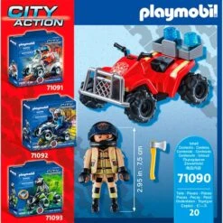 PLAYMOBIL 71090 City Action - Feuerwehr-Speed Quad, Konstruktionsspielzeug 9 PLAYMOBIL 71090 City Action - Feuerwehr-Speed Quad, Konstruktionsspielzeug -Angebote Puppen Welt Store PLAYMOBIL 71090 City Action Feuerwehr Speed Quad Konstruktionsspielzeug@@1888893 4