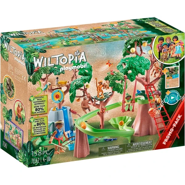 PLAYMOBIL 71142 Wiltopia - Tropischer Dschungel-Spielplatz, Konstruktionsspielzeug 1 PLAYMOBIL 71142 Wiltopia - Tropischer Dschungel-Spielplatz, Konstruktionsspielzeug