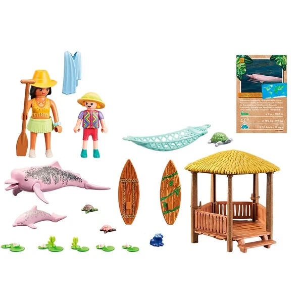 PLAYMOBIL 71143 Wiltopia - Paddeltour Mit Den Flussdelfinen, Konstruktionsspielzeug 2 PLAYMOBIL 71143 Wiltopia - Paddeltour Mit Den Flussdelfinen, Konstruktionsspielzeug – Bild 2