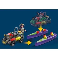 PLAYMOBIL 71147 City Action SWAT-Multi-Terrain-Quad, Konstruktionsspielzeug -Angebote Puppen Welt Store PLAYMOBIL 71147 City Action SWAT Multi Terrain Quad Konstruktionsspielzeug@@1888946 4