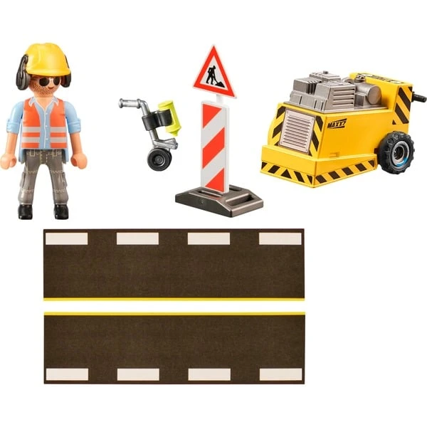 PLAYMOBIL 71185 Bauarbeiter Mit Kantenfräser, Konstruktionsspielzeug 2 PLAYMOBIL 71185 Bauarbeiter Mit Kantenfräser, Konstruktionsspielzeug – Bild 2