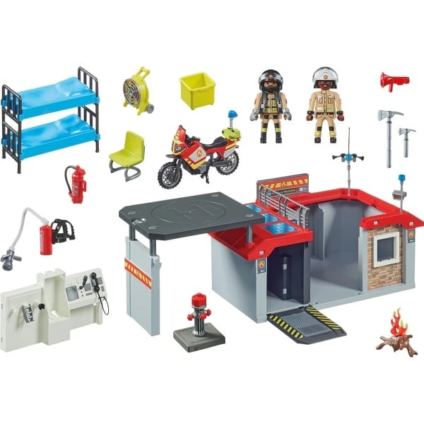 PLAYMOBIL 71193 City Action Mitnehm-Feuerwehrstation, Konstruktionsspielzeug 2 PLAYMOBIL 71193 City Action Mitnehm-Feuerwehrstation, Konstruktionsspielzeug – Bild 2