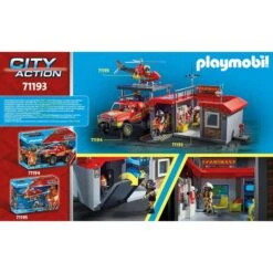 PLAYMOBIL 71193 City Action Mitnehm-Feuerwehrstation, Konstruktionsspielzeug 16 PLAYMOBIL 71193 City Action Mitnehm-Feuerwehrstation, Konstruktionsspielzeug -Angebote Puppen Welt Store PLAYMOBIL 71193 City Action Mitnehm Feuerwehrstation Konstruktionsspielzeug@@1849628 7