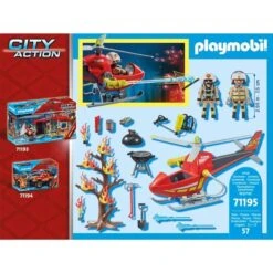 PLAYMOBIL 71195 City Action Feuerwehr-Hubschrauber, Konstruktionsspielzeug -Angebote Puppen Welt Store PLAYMOBIL 71195 City Action Feuerwehr Hubschrauber Konstruktionsspielzeug@@1849630 5